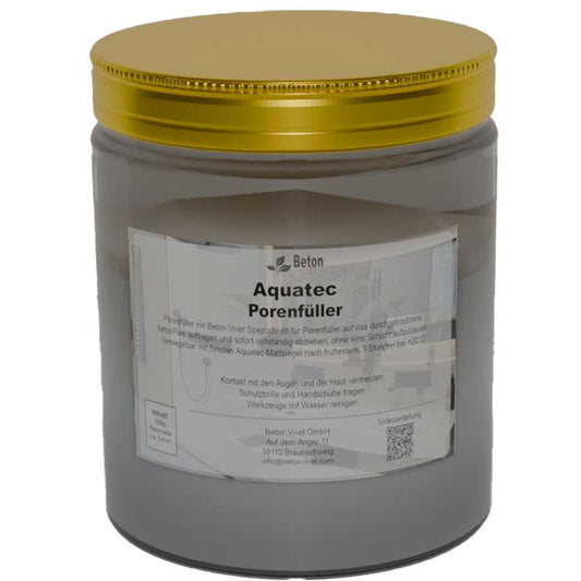 Porenfüller Aquatec für betonPure Mikrozement