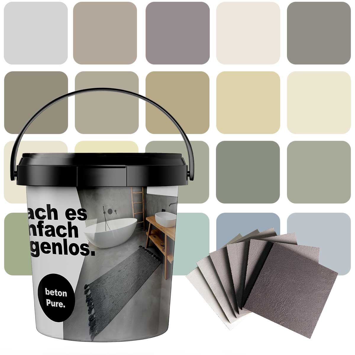 betonPure Standard Farbpalette