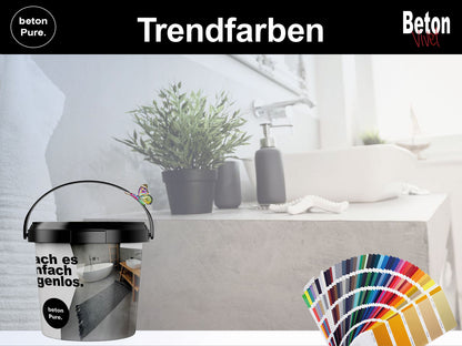 betonPure microcement complete set 5 m² met SINOLAN kit - NCS kleuren - klaar voor gebruik 