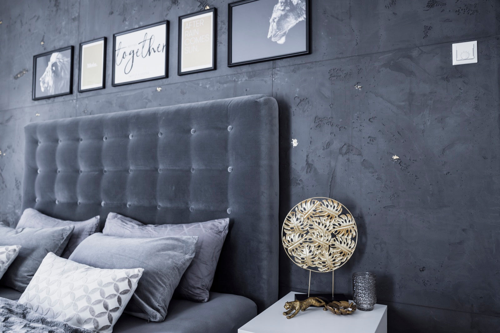 Betonoptik-Set – echte Betonwand